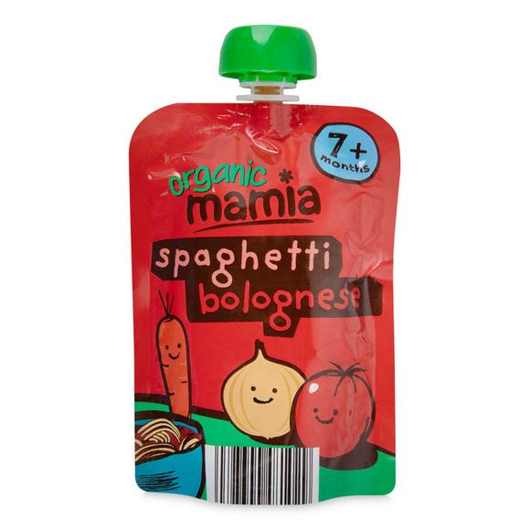 Organic Spaghetti Bolognese 130g Mamia